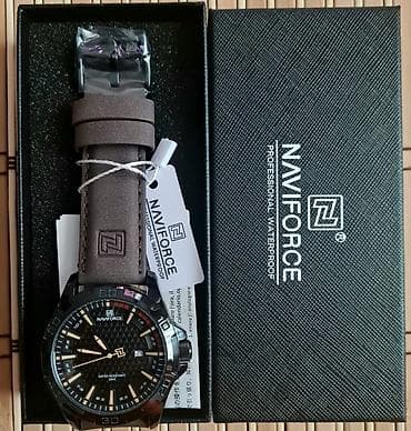 qizil brasletler: Yeni, Qol saatı, NaviForce, rəng - Qara — 8