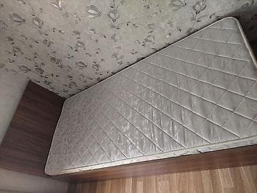sutul: Tək nəfərlik çarpayı və stol dəsti - Material: ağac teksturalı — 3
