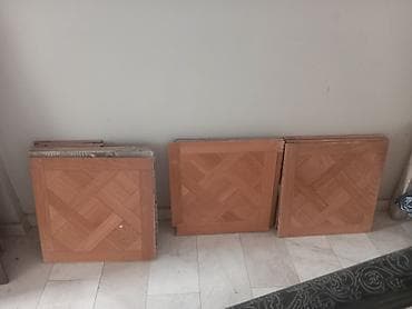 dekarativ: Modul parket panelləri – dekorativ kvadrat format - Material: təbii — 4