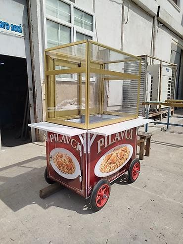 Biznes üçün avadanlıq: Pilavçı arabası – daşınan satış köşkü - Qida satışı üçün mobil arabə — 2