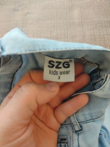 детские летние шорты: Uşaq üçün cins şort - Brend: SZG Jeans - İstehsal: Türkiyə - Rəng — 5