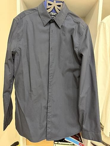 koynekler: Köynək, Massimo Dutti, Standart, rəng - Göy — 1