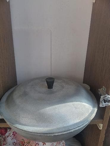 west qazan destleri: Aş qazanı, rəng - Gümüşü, Çuqun — 1