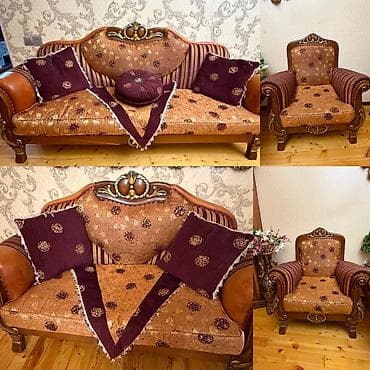 divan krislo: İşlənmiş, Divan, 2 kreslo, Divan — 1