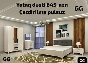 tek dolablar: Yataq mebelləri – müasir dizaynlı seçimlər - Yataq dəstləri: 645 AZN — 2