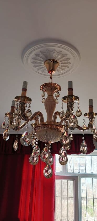 cılcıraq: Çılçıraq, 6 lampa, Şüşə — 2