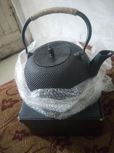 dem: Rəng - Qara, Dəm caydanı, Çuqun, 1 l, Yaponiya — 1