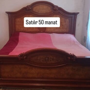 İşlənmiş, İkinəfərlik çarpayı, Bazasız, Matras ilə, Siyirməsiz, Azərbaycan