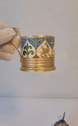 qızıl şəkilləri: Başlıq: Подстаканники Təsvir: Klassik çay stəkanı üçün — 4