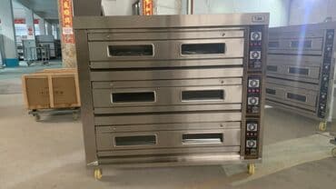 qurasdirilan soba: Çörək, Şirniyyət üçün, Pizza, Elektrik, 3 mərtəbəli — 1