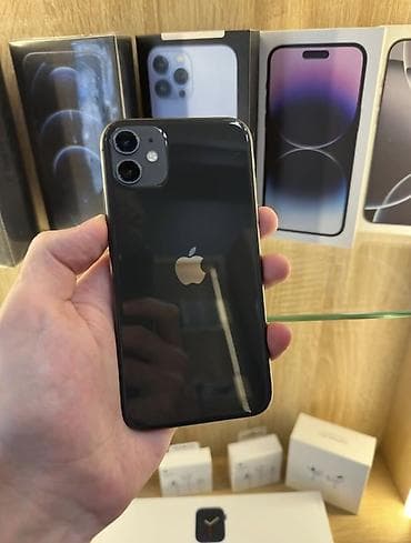 IPhone 11, 128 GB, Qara, Face ID