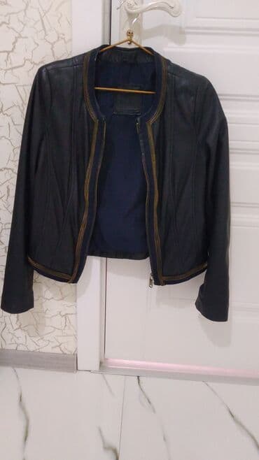 Qadın dəri ceket - Material: Dəri (etiketdə “BAYAN DERİ CEKET / DERİ”