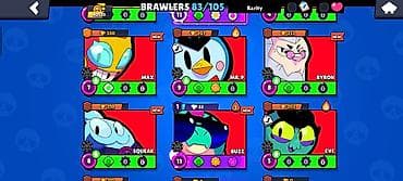 cayci isi: Brawl Stars hesabı – inkişaf etmiş profil - Kupa: 40,530+ - Səviyyə — 10