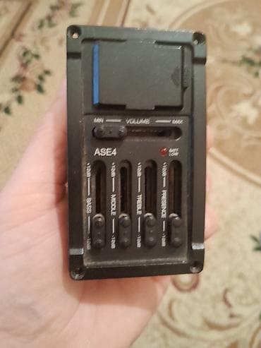 gita: ASE4 akustik/elektro gitara preamp və ekvalayzer modulu - 4 zolaqlı — 1