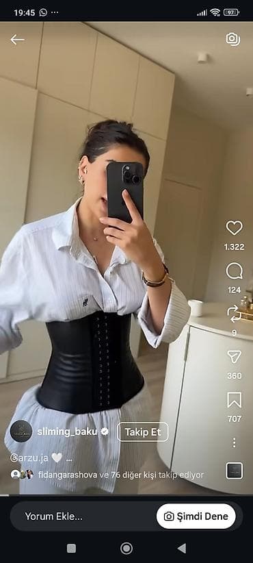 alt geyim: Məhsul: Qadın bel formalaşdırıcı korset (waist trainer)ölçü yanlış — 1