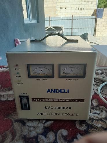 su ceni nerj: ANDELI SVC-3000VA – AC avtomatik gərginlik tənzimləyicisi — 1
