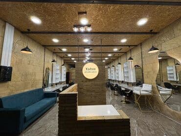 фанера осб: Gözəllik salonu üçün tam təchiz olunmuş geniş sahə - Interyer: Kərpic — 14