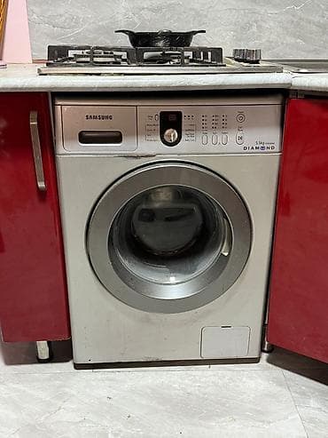Paltaryuyan maşın Samsung, 5 kq, İşlənmiş, Avtomat, Qurutmasız, Kredit yoxdur, Ünvandan götürmə — 1