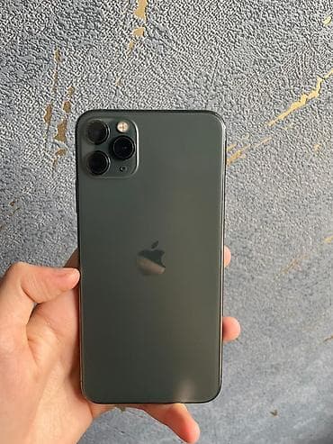 iphone 11 pro max plata: IPhone 11 Pro Max, 256 GB, Matte Midnight Green, Face ID — 2