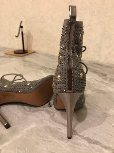 босоножки новые 36 размер: Размер: 37, цвет - Серый, Новый — 6