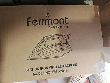 xalça yuyan tozsoran: Fermont buxarlı ütü stansiyası – LED ekranlı Model: FMT-2049 Mənşə — 1