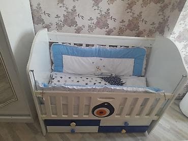 Uşaq beşiyi – TURAL baby - Material: ağ rəngdə möhkəm MDF/taxta lalafo.az -da Uşaq beşiyi – TURAL baby - Material: ağ rəngdə möhkəm MDF/taxta
