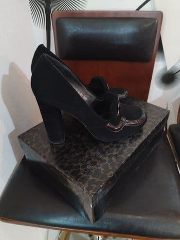 b class makasin: Tuflilər, Ölçü: 38, rəng - Qara, İşlənmiş — 3