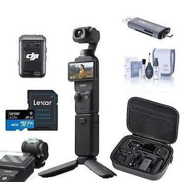 retroid pocket: DJI Pocket tipli portativ stabilizatorlu kamera komplekti Məhsul — 1