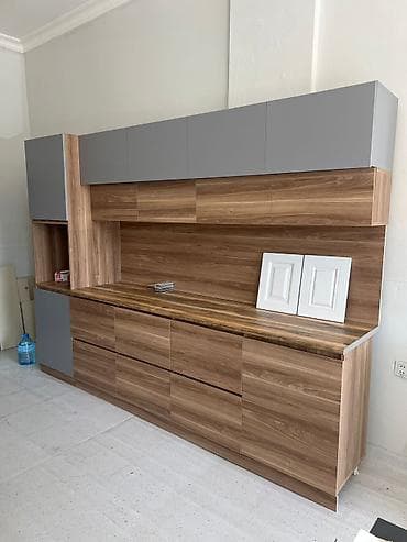 Sifarişlə mətbəx dəsti, Özü çəkən petlələr, Mat laminat, Kredit yoxdur