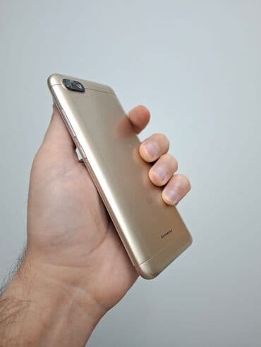 telfon zengleri: Redmi 6A, 16 GB, rəng - Qızılı, Sensor — 8