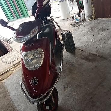 neon işıq: Elektrik skuter – off-road təkərli, baqaj qutulu - Korpusu tünd — 6