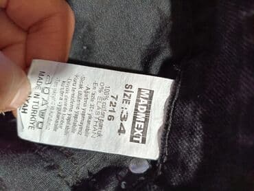 ağ şalvar: Qara Baggy Jeans 34ㅤㅤㅤㅤㅤㅤㅤㅤㅤㅤㅤㅤYenidir,sadəcə tərz olaraq — 3