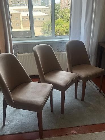 nerj stol: İdeal vəziyyətdə 6 ədəd stullar satılır (Kontakt Home-dan alınıb) — 1