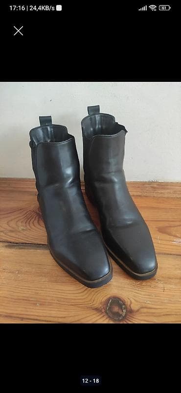 kişi botu: Ölçü: 39, rəng - Qəhvəyi, İşlənmiş — 5