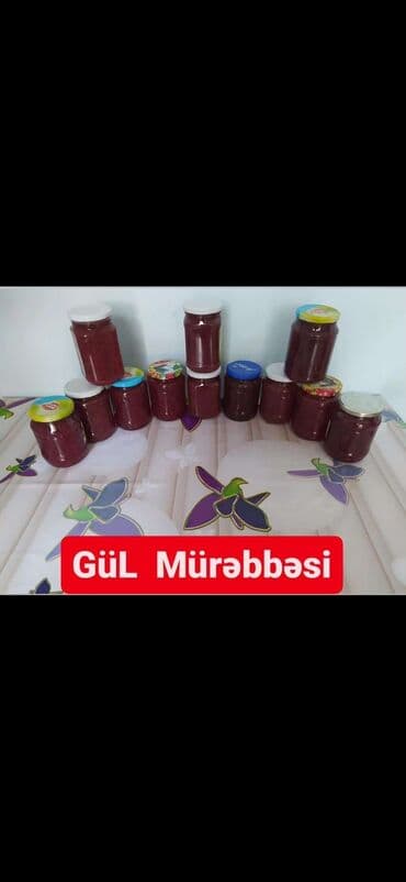 ağ gilas mürəbbəsi: Mürəbbələr; Akasiya gül mürəbbəsi 0.7 -20 azn Gül mürəbbəsi 0.7 - 12 — 3