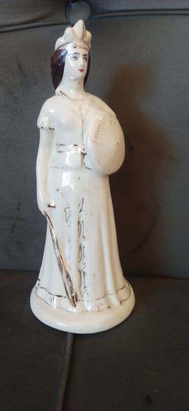 qiz polis sekilleri: Məhsul: Retro dekor və mətbəx əşyaları dəsti - Büst fiquru: Tünd — 3