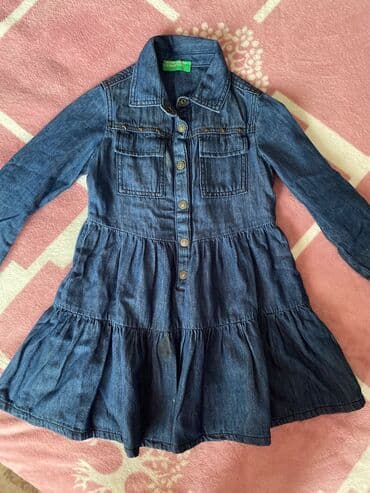 Пиджаки: Детское платье, Повседневное, 4 - 5 лет, Benetton — 3