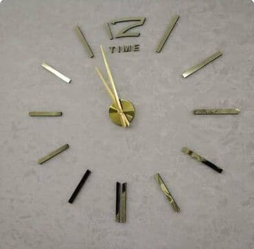 3d saat: Divar saatları, Mexaniki, Saniyə əqrəbi — 6