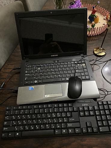 Masaüstü kompüterlər və iş stansiyaları: Samsung noutbuk + xarici klaviatura və siçan dəsti - Marka/model — 4