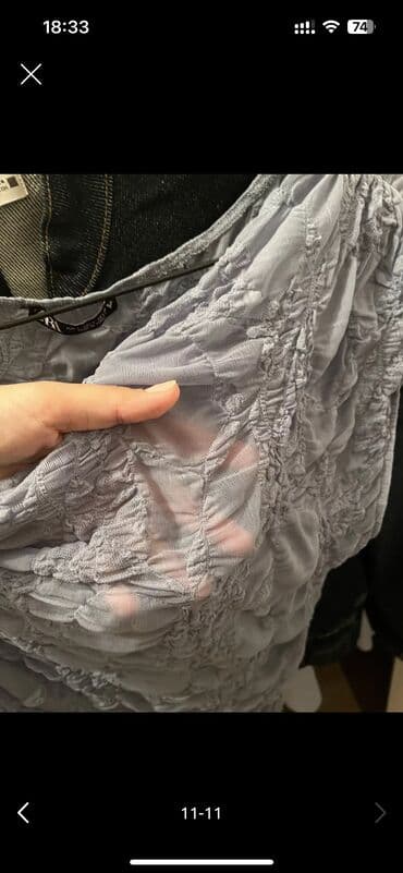 sədərəkdə kişi geyimləri: Futbolka, Zara, M, rəng - Mavi — 12