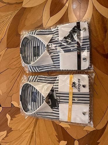 torba: Məhsul: Zingora kişi köynəkləri (2 ədəd) Təsvir: - Klassik üslubda — 1