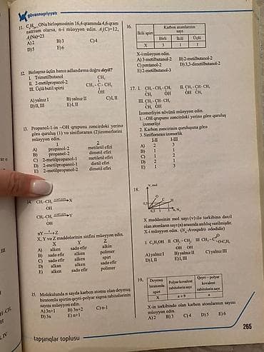 Kimya testləri toplusu – səhifə 265 Məhsul təsviri: - Orta məktəb və