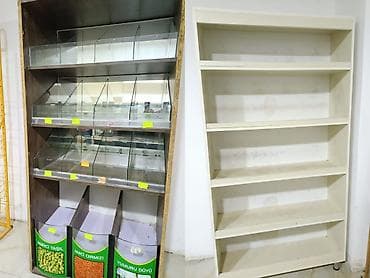 Corek vitrini ve konfet vitrini birlikde 150 manat.Unvan Sabuncu.SH