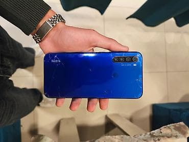 Видеоигры и приставки: Redmi Note 8, 64 ГБ, цвет - Голубой, Битый — 2