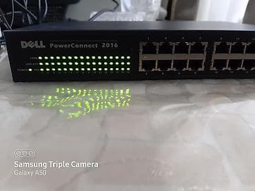 DELL Power Connect 2016 switch İşlek veziyyetdedir, 2018 de 200manata