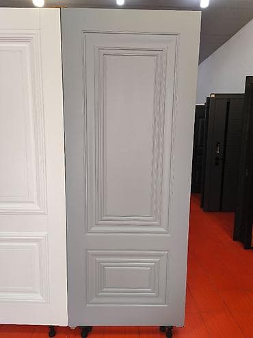 kabin: Klassik dizaynlı otaq qapısı - Material: MDF üzərində relyefli — 1