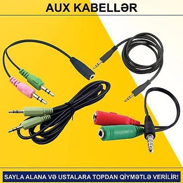 AUX Kabellər SAYLA ALANA VƏ USTALARA TOPDAN QİYMƏTLƏ VERİLİR! ⭐Keçid