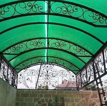 plastik su cənlərinin təmiri: Polikarbonat naves satişi və quraşdırılması keyfiyetli materiallarla — 2