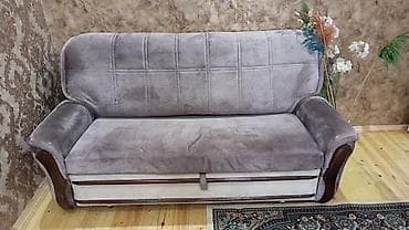 Divan, İşlənmiş, Açılan, Vеlur parça, Ödənişli çatdırılma