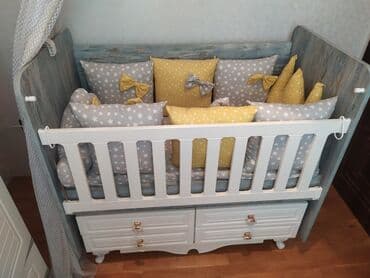 качели для детей: Для девочки и мальчика, Новый, Четырехугольная, Колыбель, С матрасом, С механизмом качания — 5